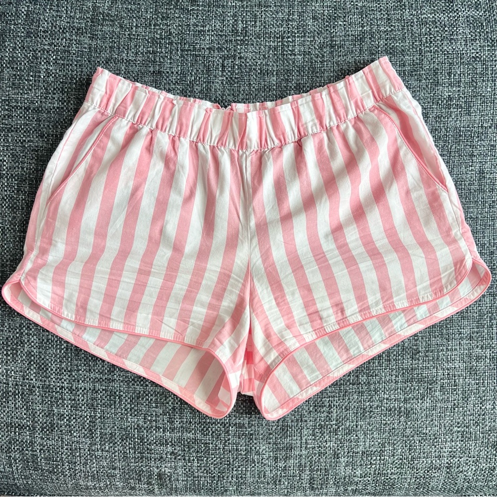 Love By Gap Pink Striped Boxer Shorts Size Medium